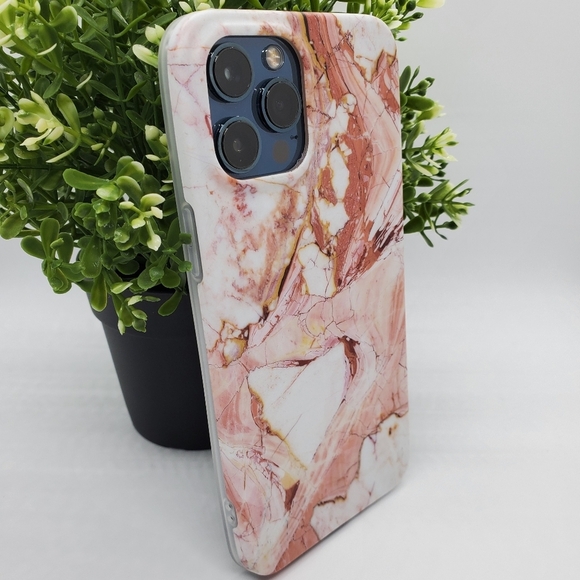Pink Marble Case for iPhone 12 Case , iPhone 12 Pro Case, iPhone 12 Pro Max Case - Picture 5 of 6